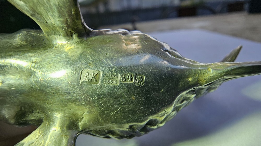 1896 Khlebnikov Imperial Russian Silver Catfish