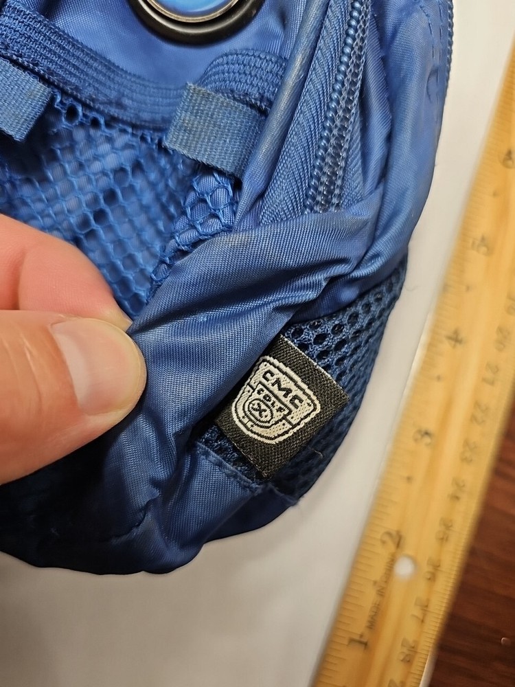 CMC Mini Day Pack - Golf Tee Accessory Bag Navy Blue *Used Missing Pull String*