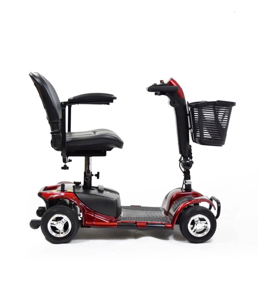 Equate Mobility 4-Wheel Motorized Power Scooter, Red
