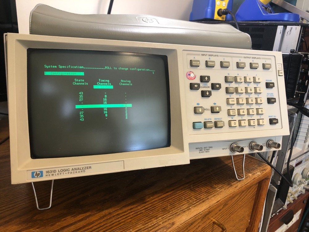 HP 1631D 43 state & 16 timing channels Logic Analyzer & Digitizing Oscilloscope