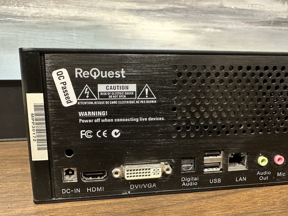 ReQuest Media Player Untested As Is , Not Power Supply