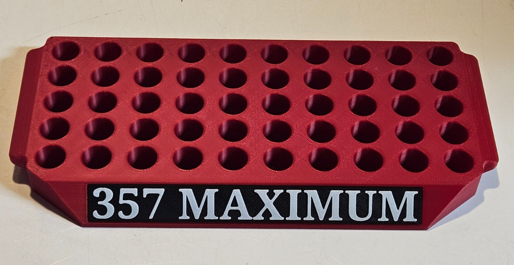 Reloading Tray for 357 Maximum or similar size - Select Color