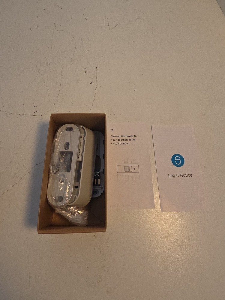 SimpliSafe Video Doorbell Pro SSDB3 Wired Open Box Complete