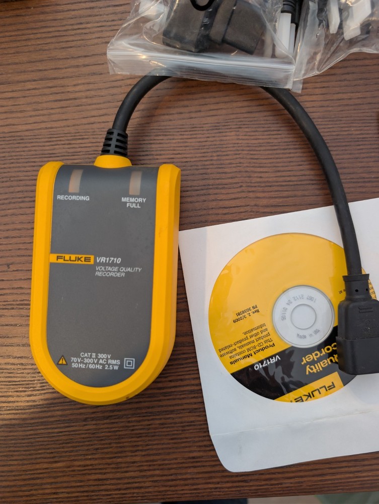 Fluke Voltage Quality Recorder - Mint - Accessories Included