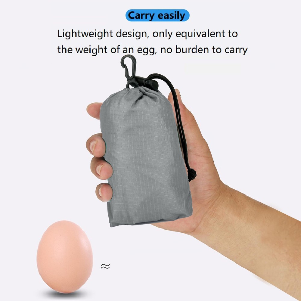 16L Lightweight Foldable Hiking Backpack Small Packable Daypack Travel Gray