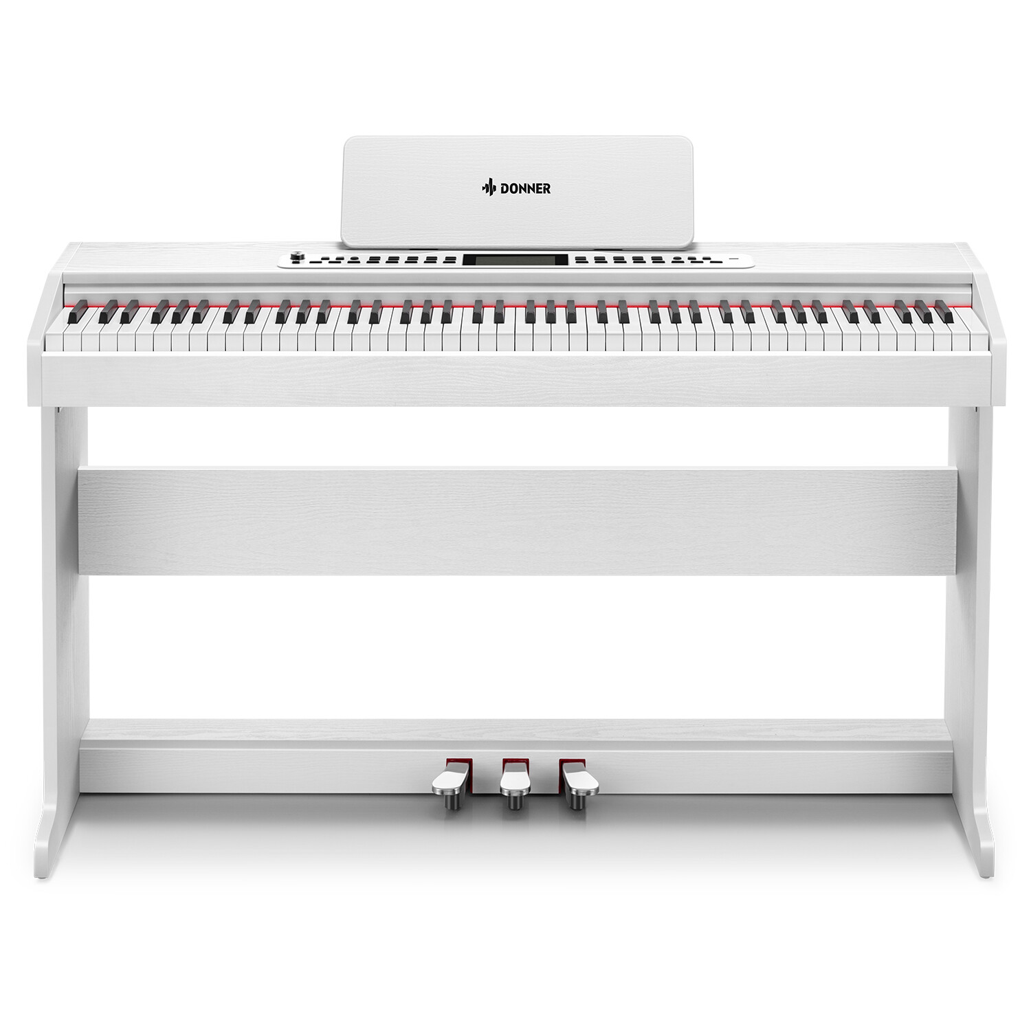 🎹 Donner DDP-95 Digital Piano With Stand Triple Pedal 88 Weighted Key 610 Tones