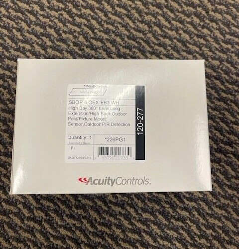 Acuity Controls Sensor SBOR 6 OEX EB3 WH Outdoor Light Motion Sensor