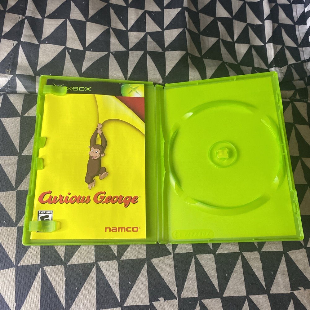 Curious George (Microsoft Xbox, 2006) Case And Manual Only