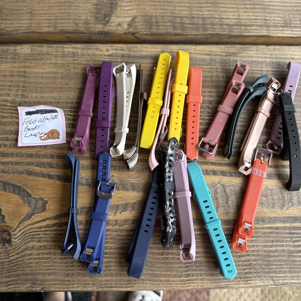 Large Lot It Fitbit Alta / Alta HR Replacement Bands Multicolor LARGE