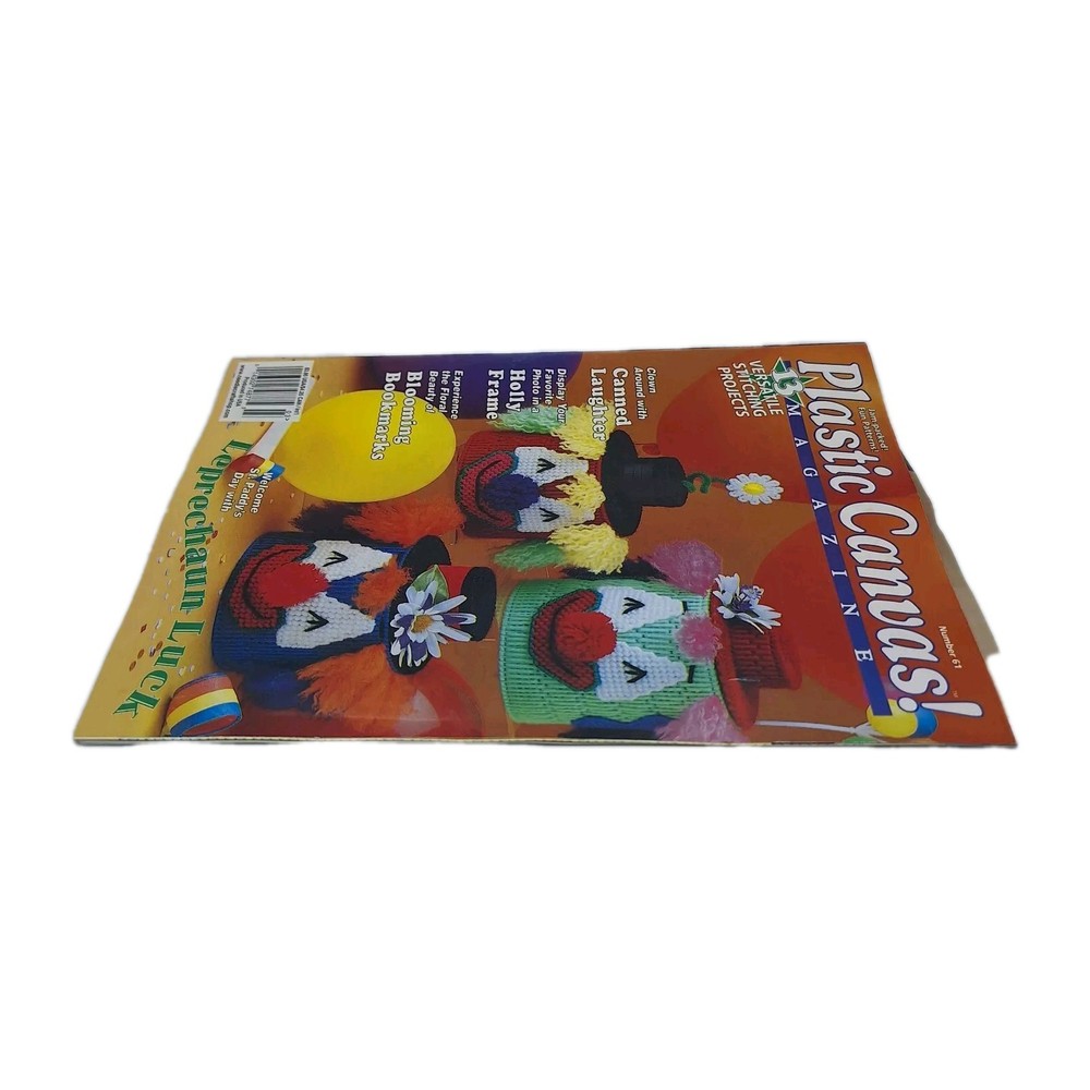 Plastic Canvas Magazine Pattern Book Issue 61 Clowns