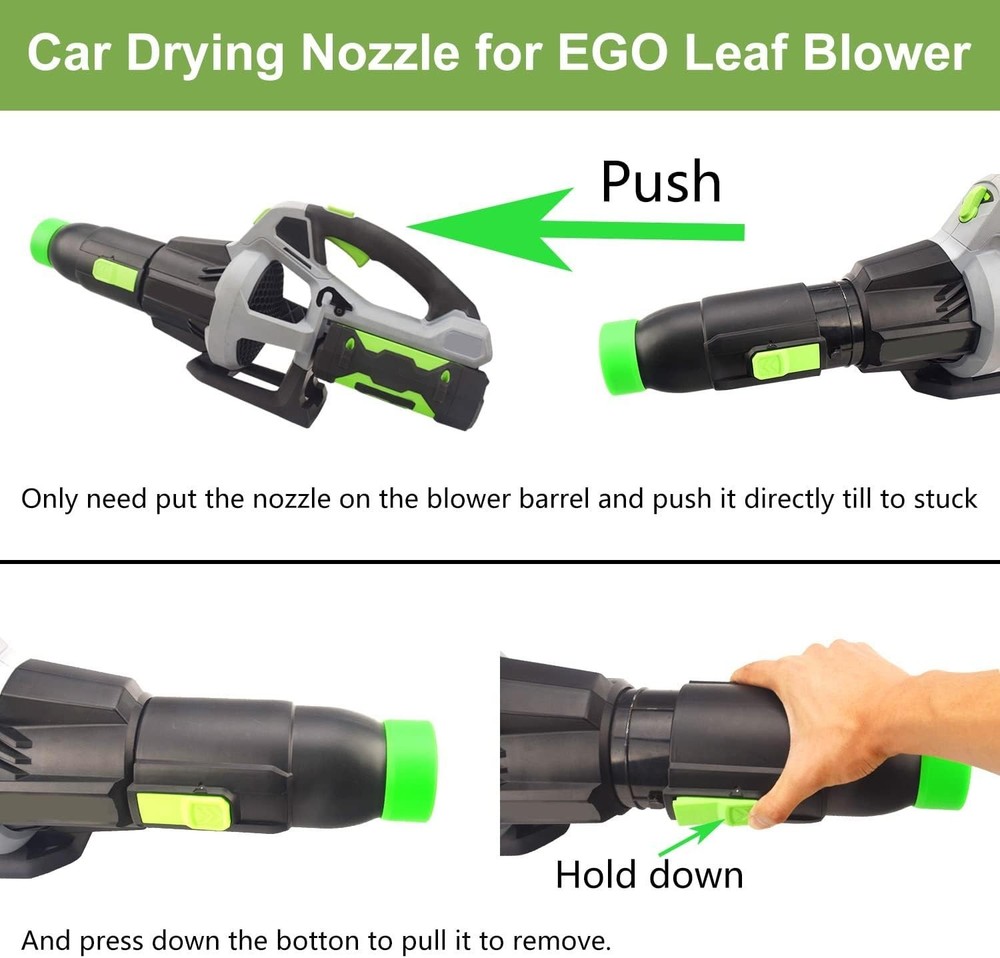 Efficient Car Drying Nozzle for EGO Power+ Leaf Blowers - Wall Mount Included