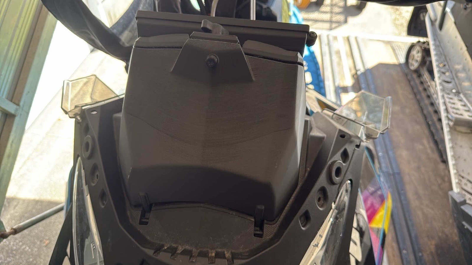 Ski-Doo XS XM Glovebox Extension 3d printed