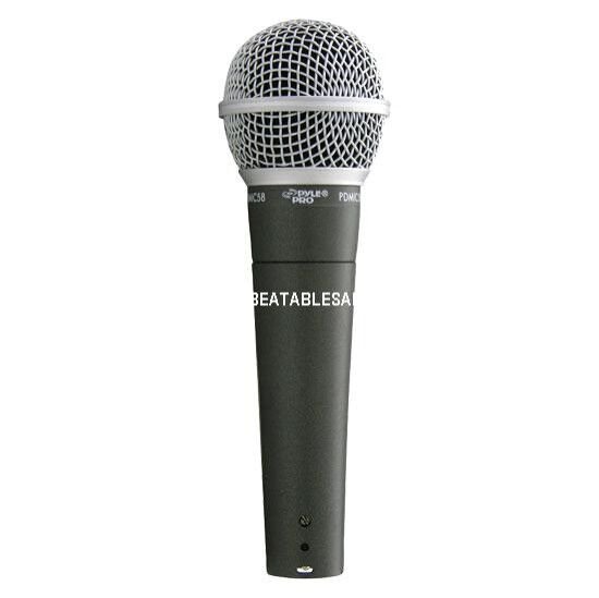 Pyle PDMIC58 Professional Moving Coil Dynamic Handheld Microphone + 15' Cable