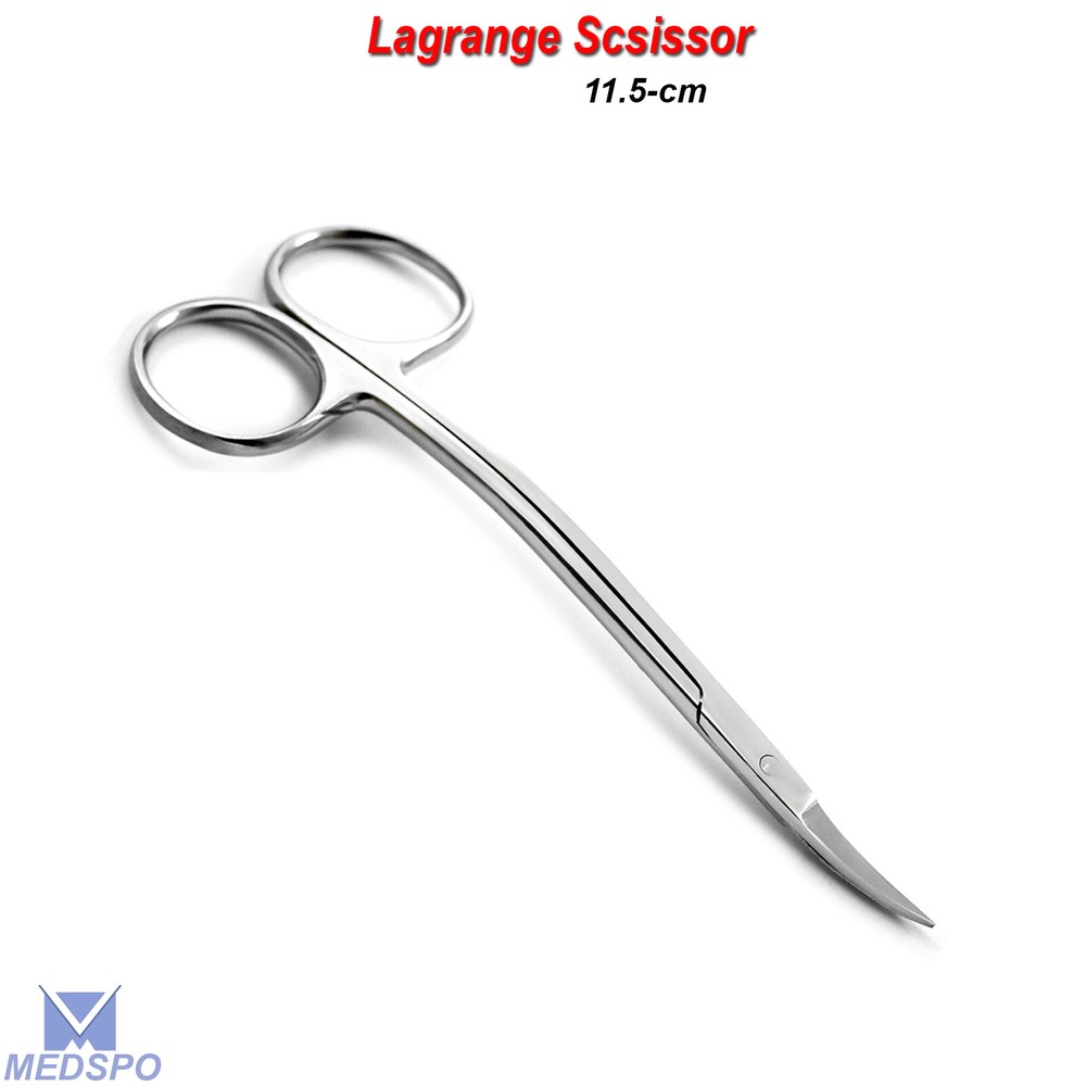 LaGrange Scissors 11.5cm Micro Surgical Medical Operating Dental Instruments CE
