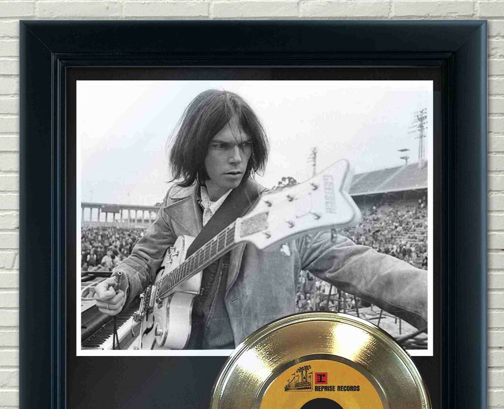 Neil Young "Cinnamon Girl" Framed Record Display