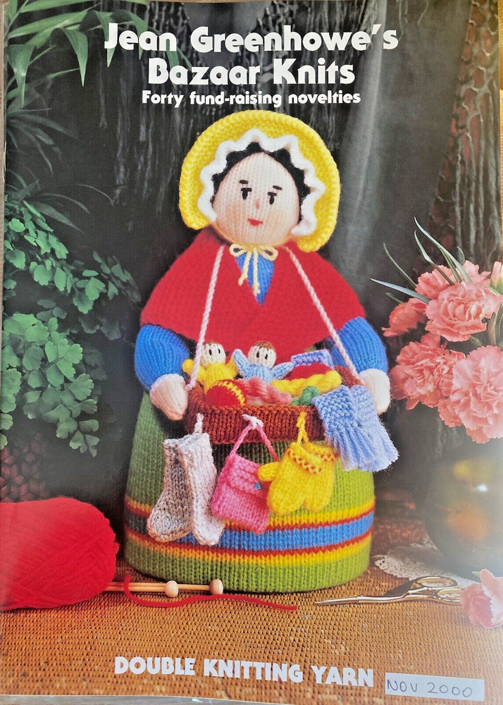Jean Greenhowe's Knitting Pattern Booklet - BAZAAR KNITS (40 knitting patterns)
