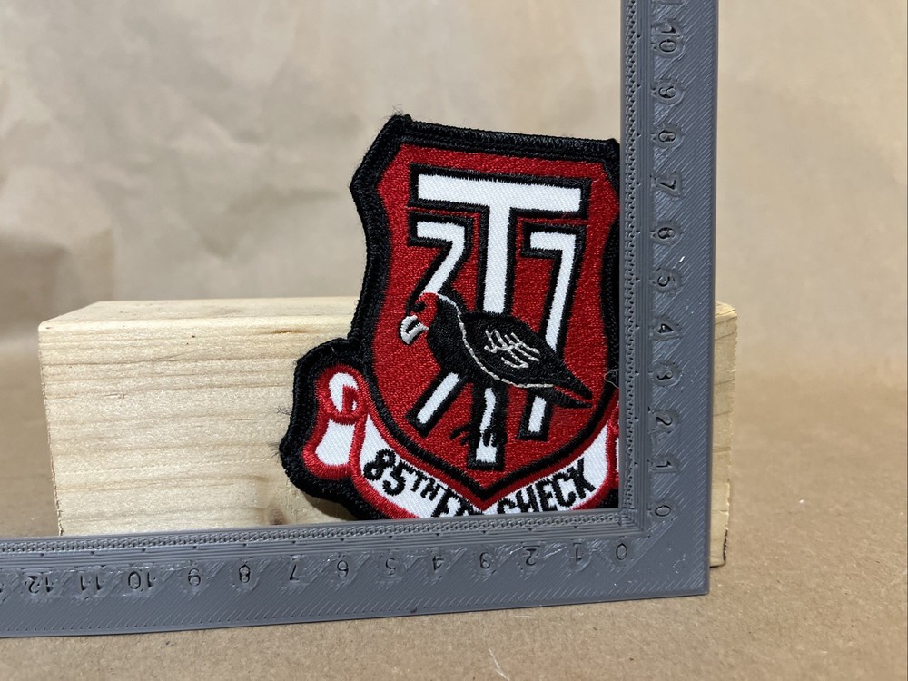 USAF 85th FTS Check Iron on Sew on Patch