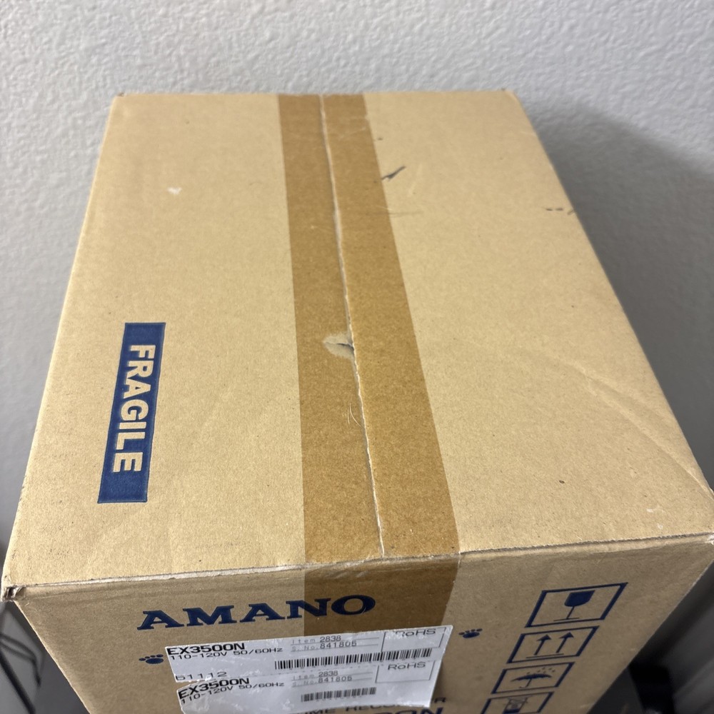Amano EX-3500N Top load semi auto time clock