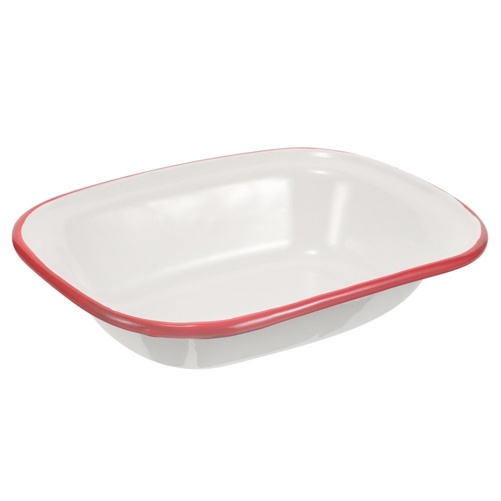 Baking Pan for Kitchen Small Roasting with Rack Enamelware Cookware
