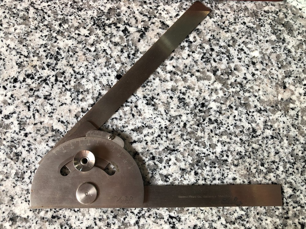 Massachusetts Tool Boxed Protractor