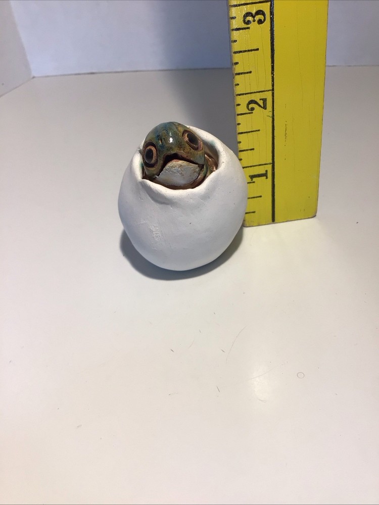 Peeper Clay Turtle Hatching Figurine