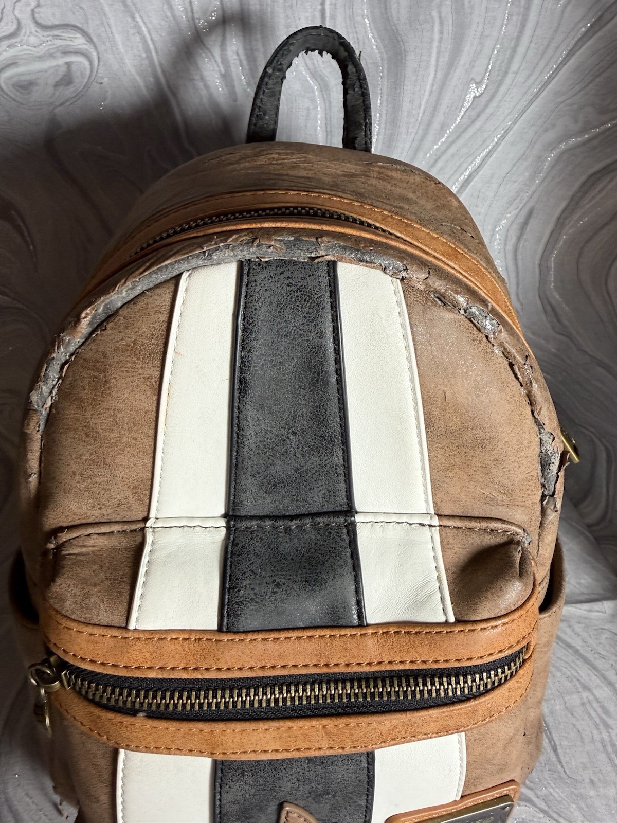 Loungefly Disney Chip And Dale Cosplay Heart Tag Mini Backpack Very Loved - Used