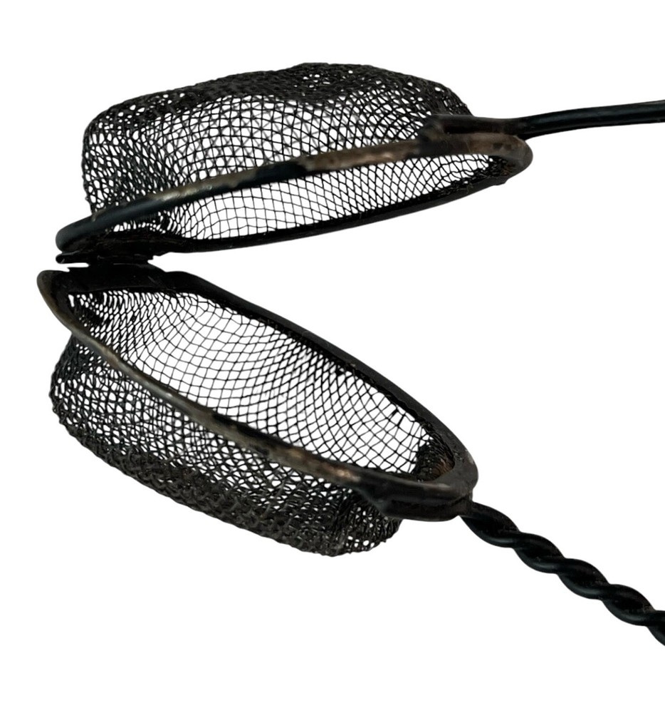 Kitchen Strainer Primitive Long Handle Double Side Soap Sieve Spice Steeper