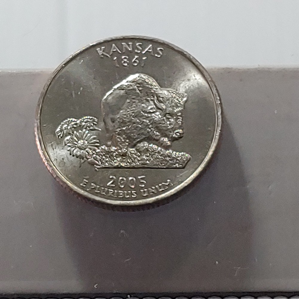 2005-PD Kansas State uncirculated quarters - 2 coin set uncirculated.