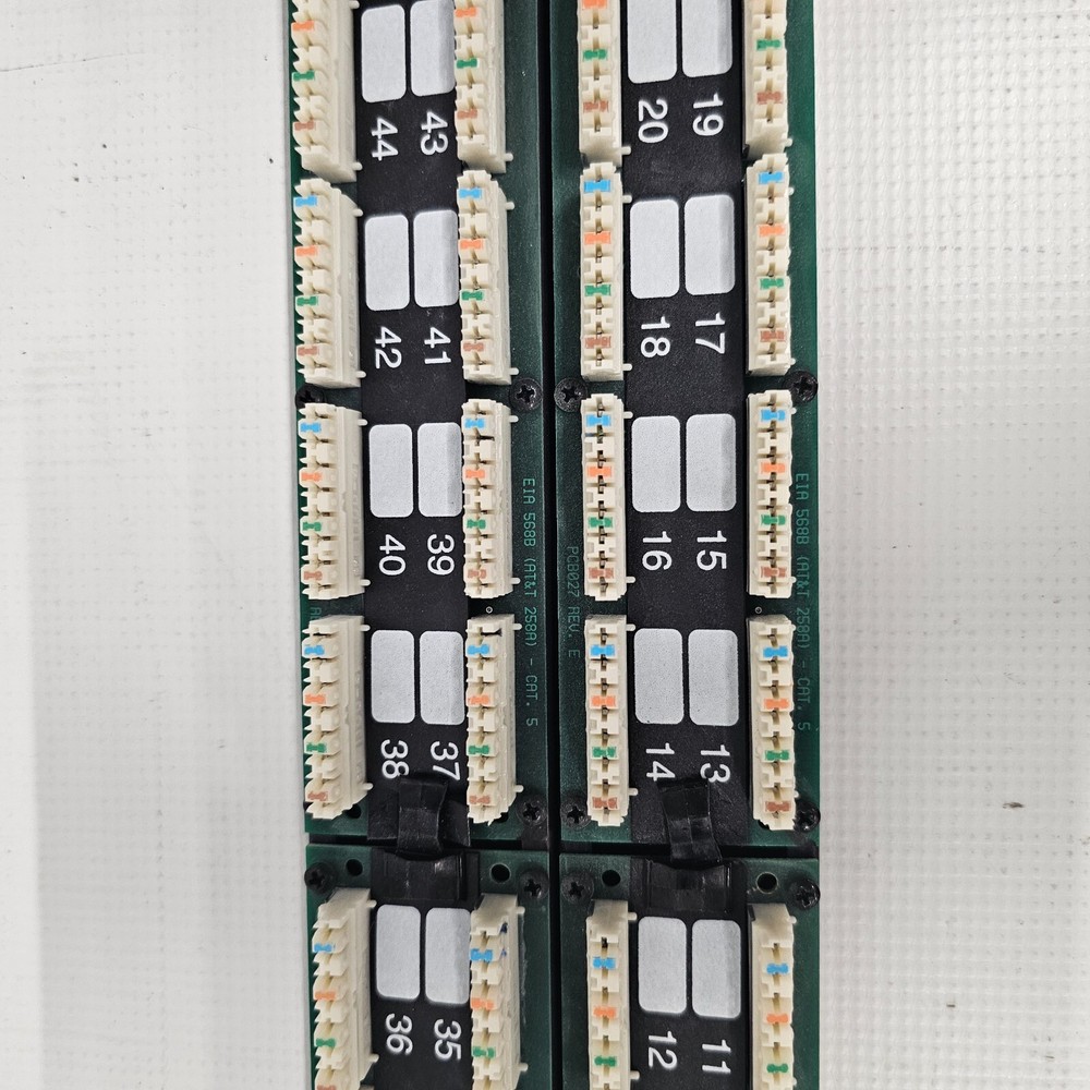 UL Listed Comm. Circut Accessory Cat5 Jack Panel 48 Port 19" Rack Mountable