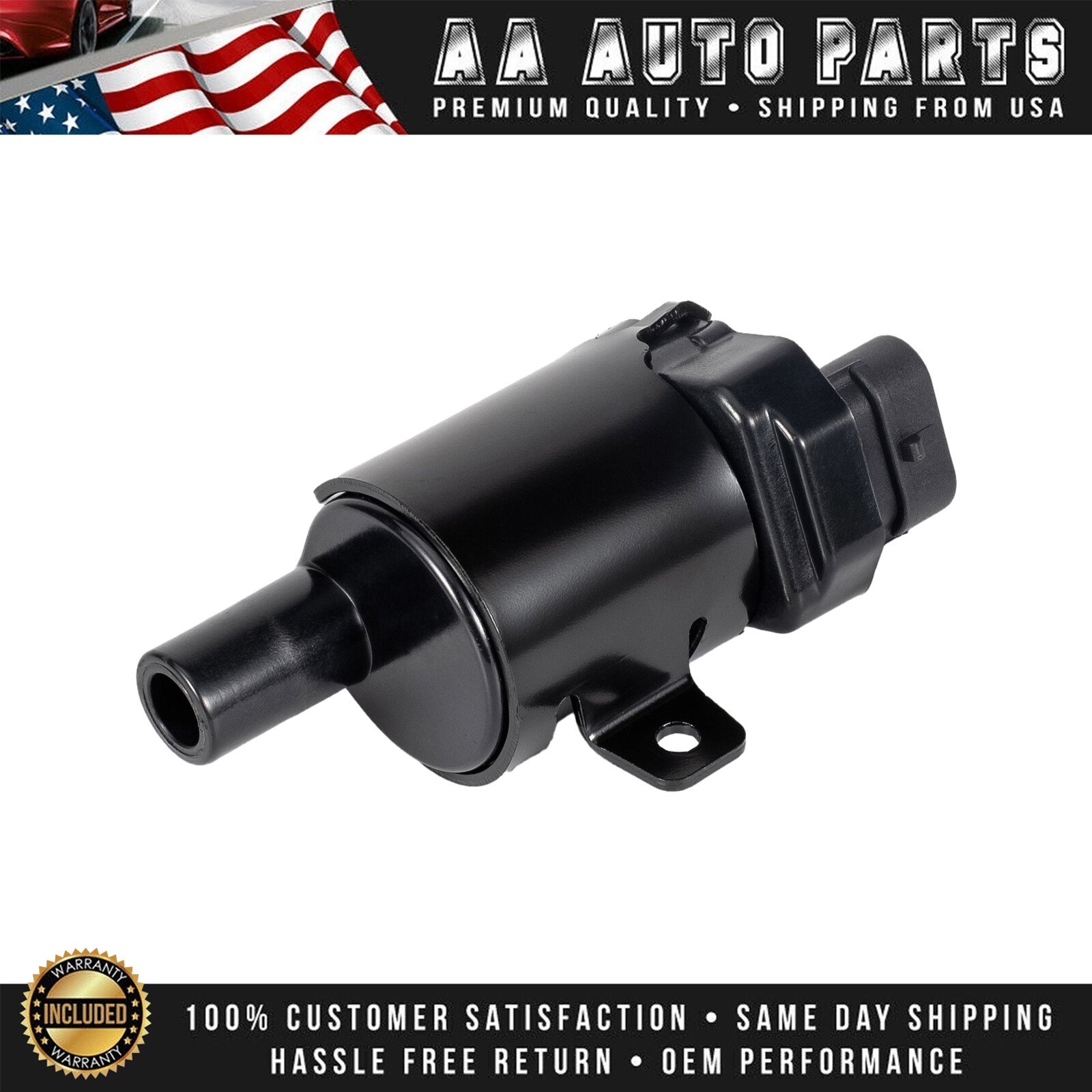 8PCS Round Ignition Coil & Wires & 8 ACDelco Spark Plug for Chevrolet GMC UF262