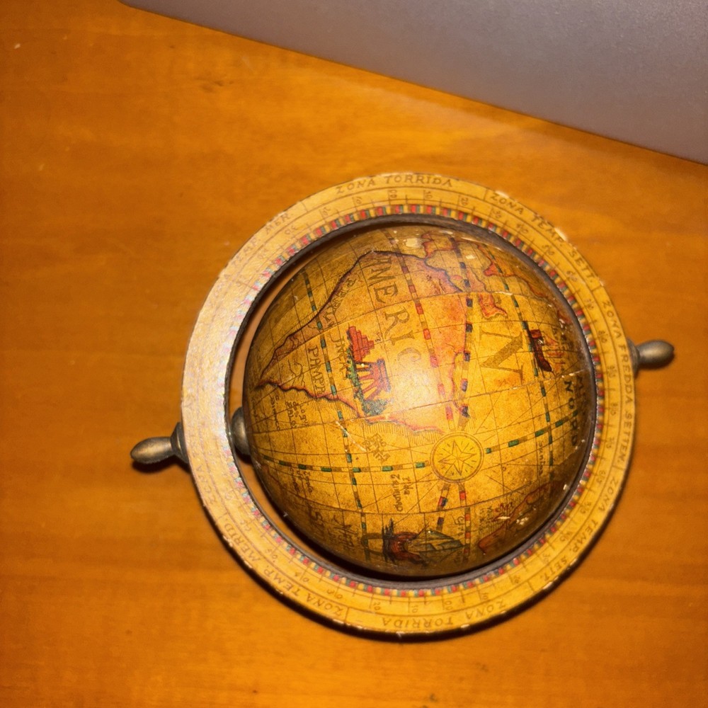 Antique mini globe