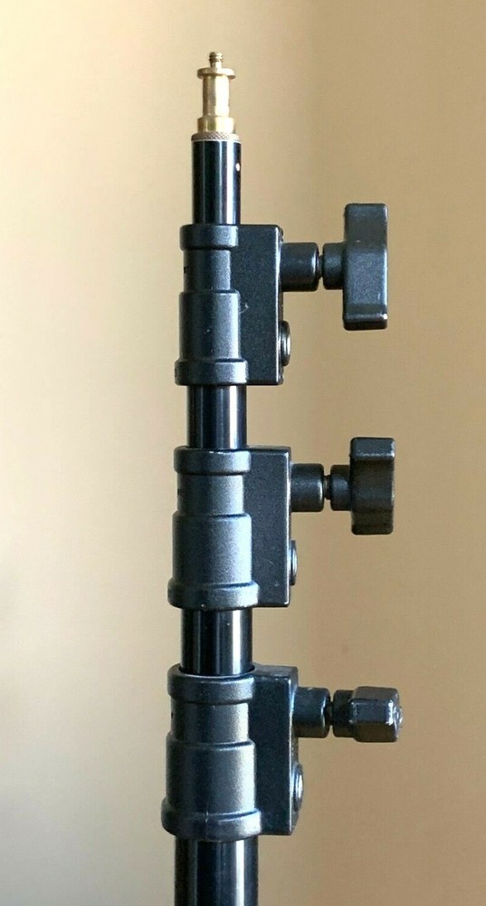Camera Tripod Stand Lighting Boom or Lighting Support over 12 ft - BLACK