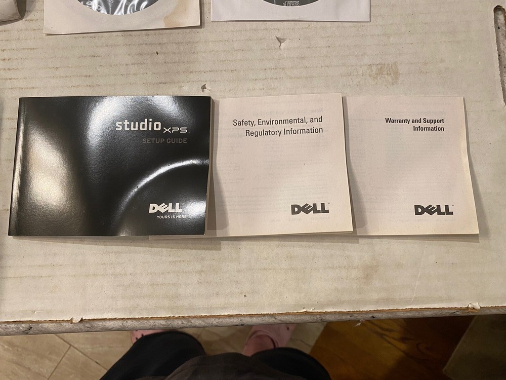 Dell Studio Xps Reinstall Guide With Extras , Belkin Transfer Cable , Windows 7
