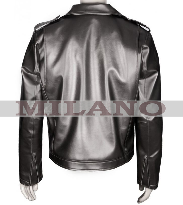 XMEN APOCALYPSE EVAN PETERS QUICK SILVER LEATHER JACKET