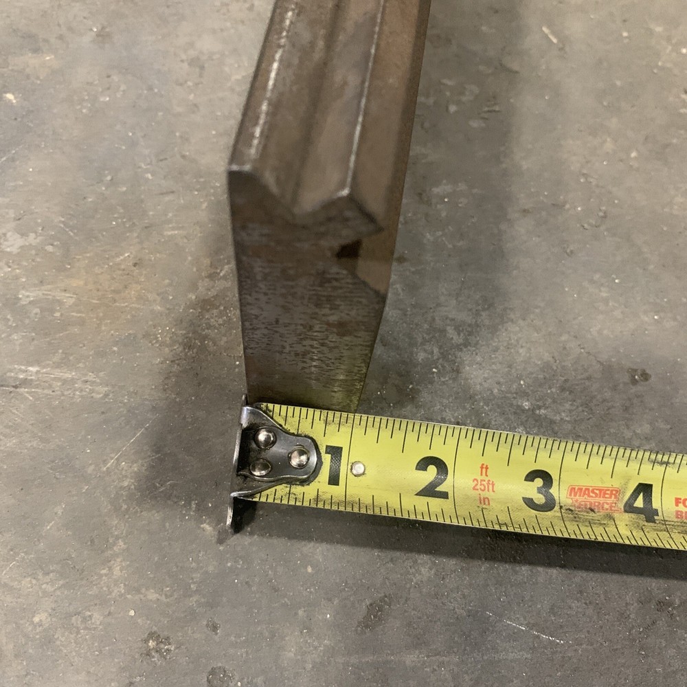 28.5” Press Brake V Bottom Die