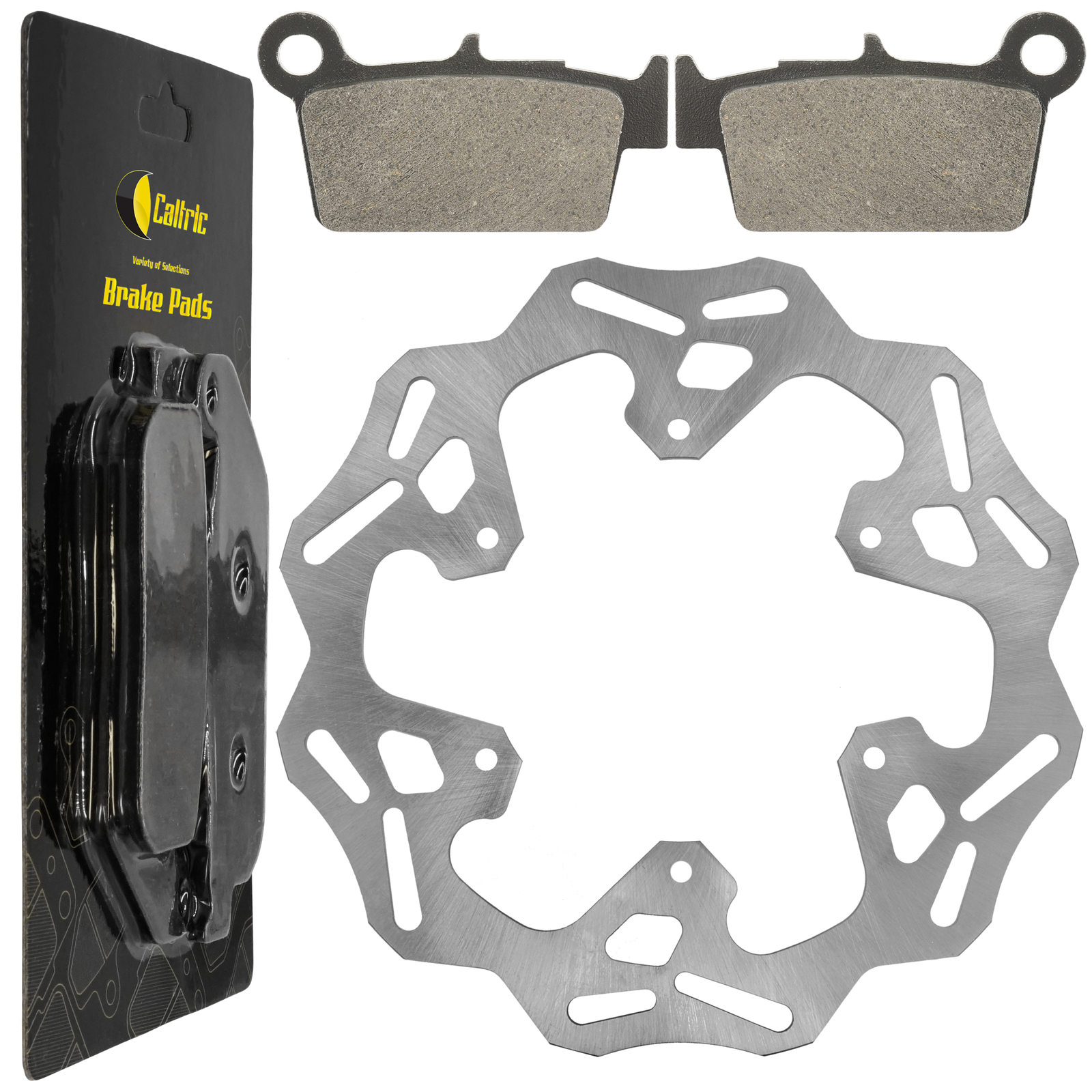 Rear Brake Disc Rotor W / Brake Pad Fits Yamaha YZ125 YZ250 YZ450F 2003 - 2025