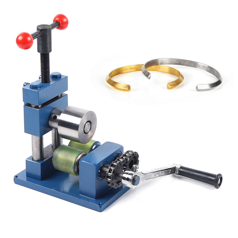 Hand Crank Jewelry Ring Bracelet Press Bending Machine Earring Processing Bender
