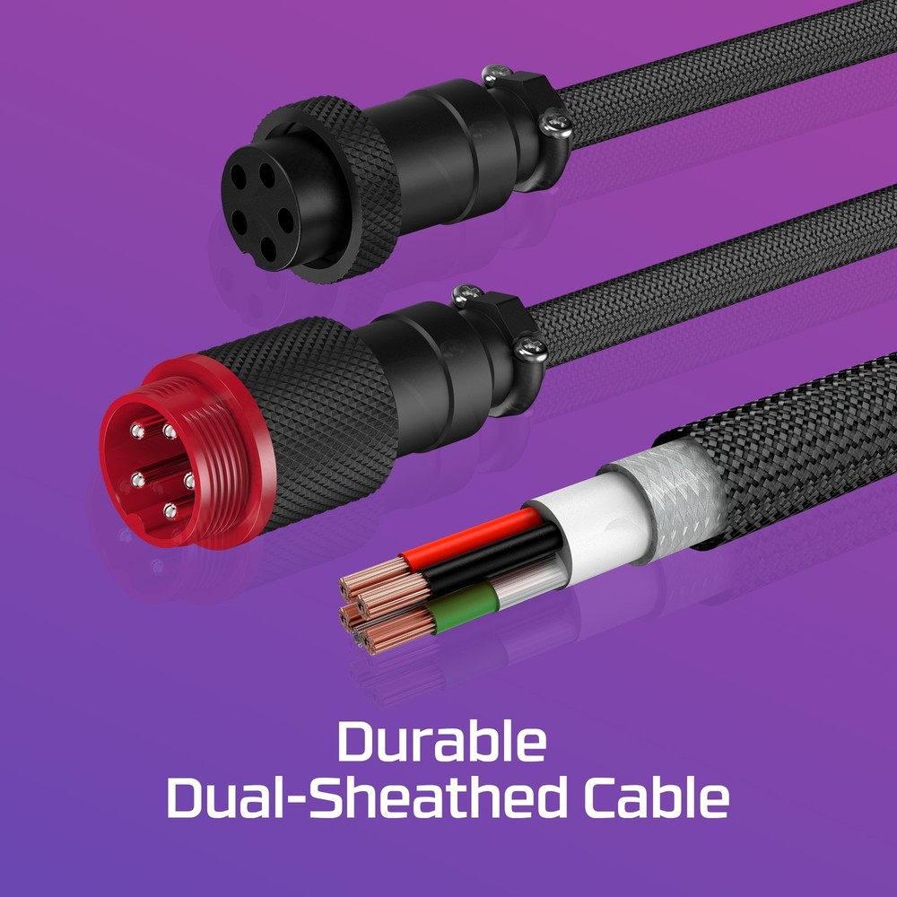 HyperX USB-C Coiled Cable Red-Black