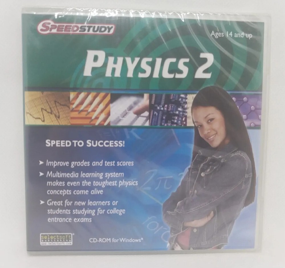 QuickStudy Physics 2 (PC) Windows 10 / 8 / 7 / Vista / XP * Brand New & Sealed