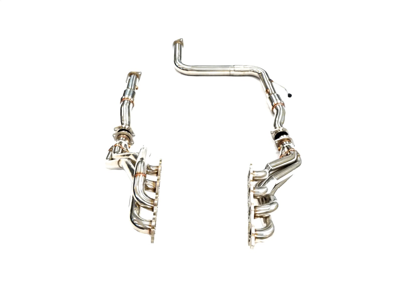 OBX Stainless Long Tube Manifold 07-23 Toyota Tundra Sequoia 5.7L V8 3UR-FE