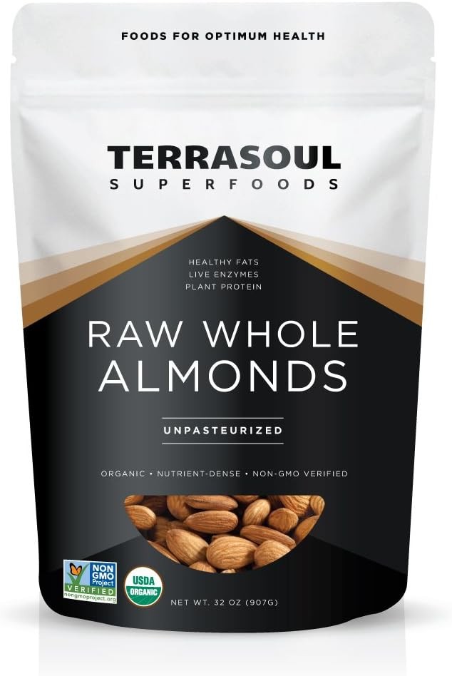 Unpasteurized Organic Almonds