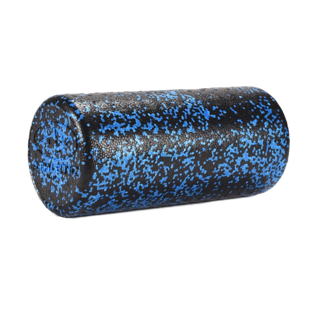 (2 pack) High Density Foam Roller, 13" Length, Blue/Black