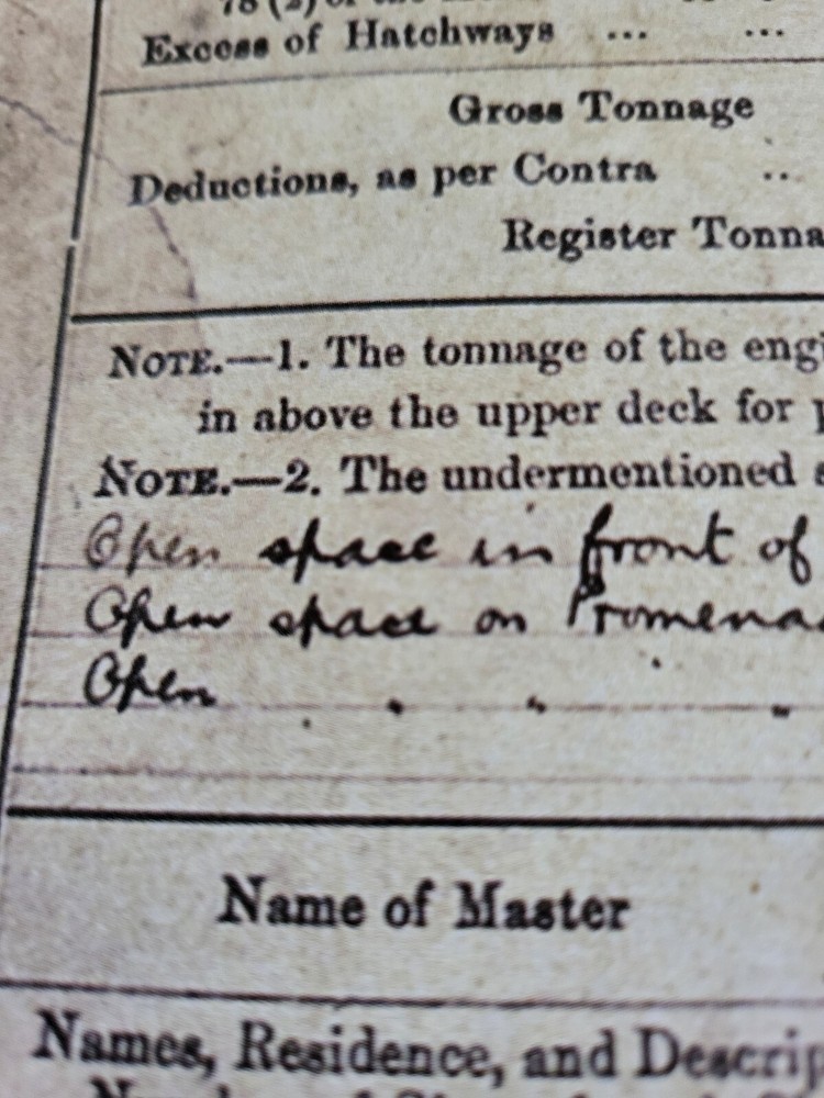 TITANIC Trans script Document Ship Antique Ephemera Disaster Historic Liverpool