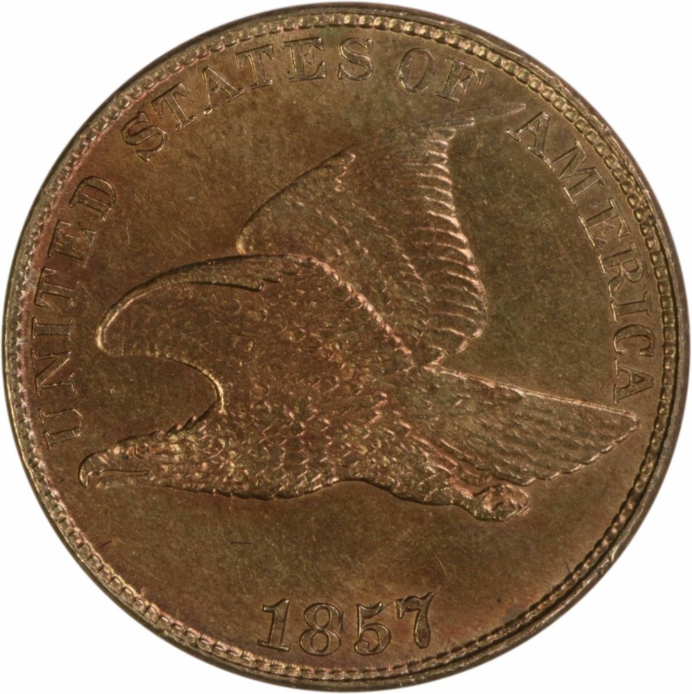 1857 Flying Eagle Cent Choice BU Uncertified #1122