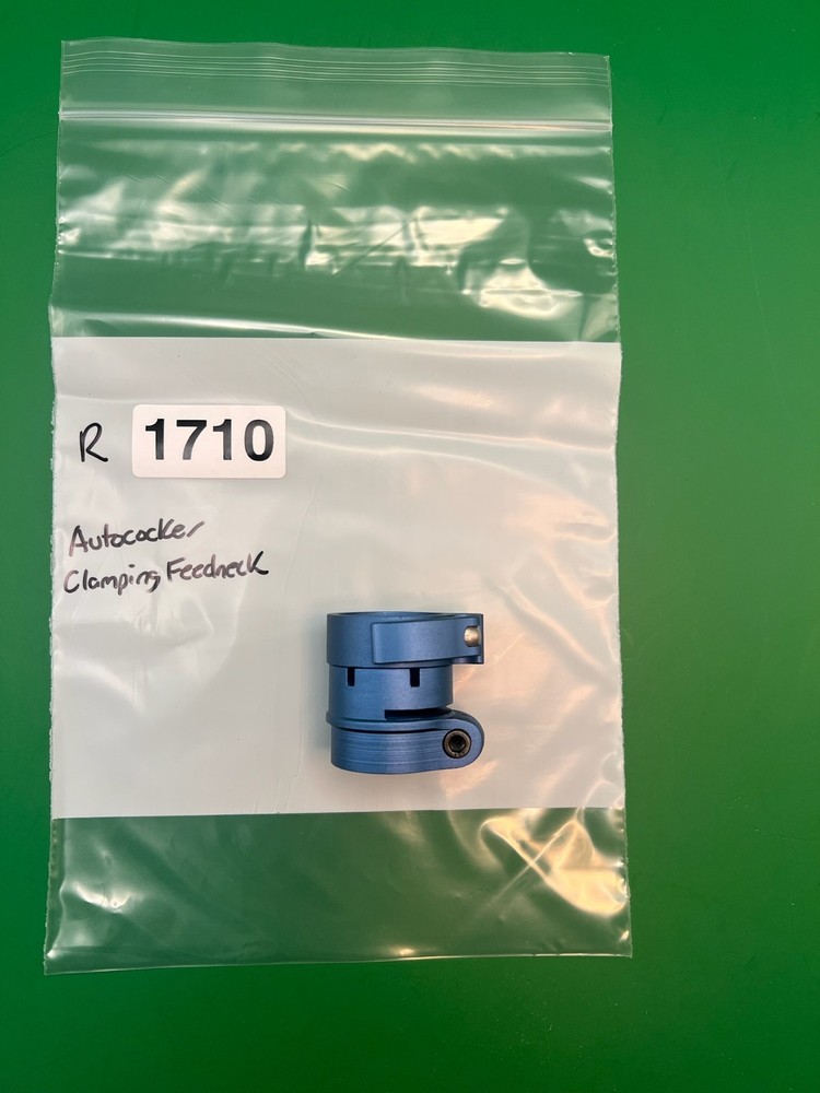 Autococker Clamping Feedneck Blue