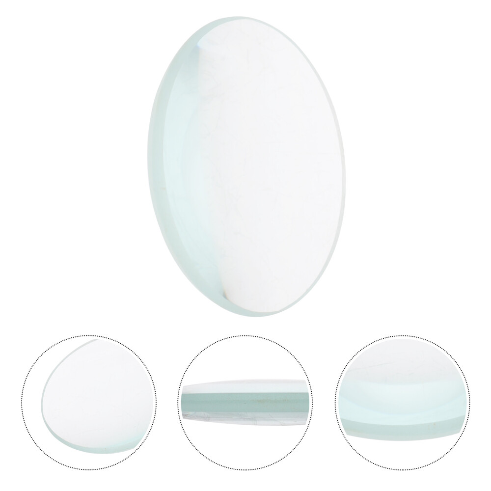 Optical Glass Lens 50mm Diameter Accessory Teaching Tool Experiment Tool