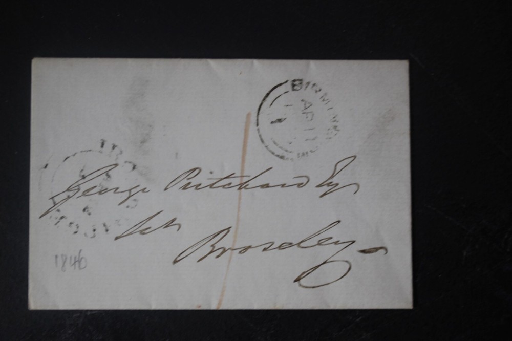 1846 Stampless letter Birmingham AL