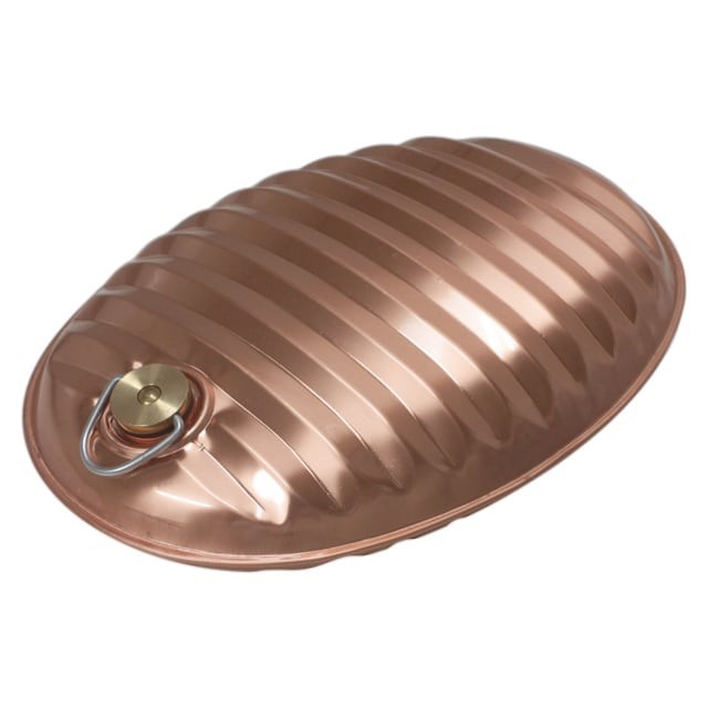 Doi Metal Kasei Pure Copper Hot Water Bottle 2.6L Yutanpo with Bag Japan 112510
