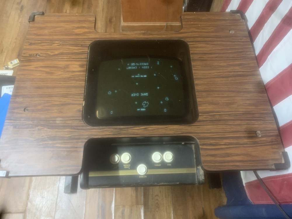 Atari Commercial Asteroid Arcade Game