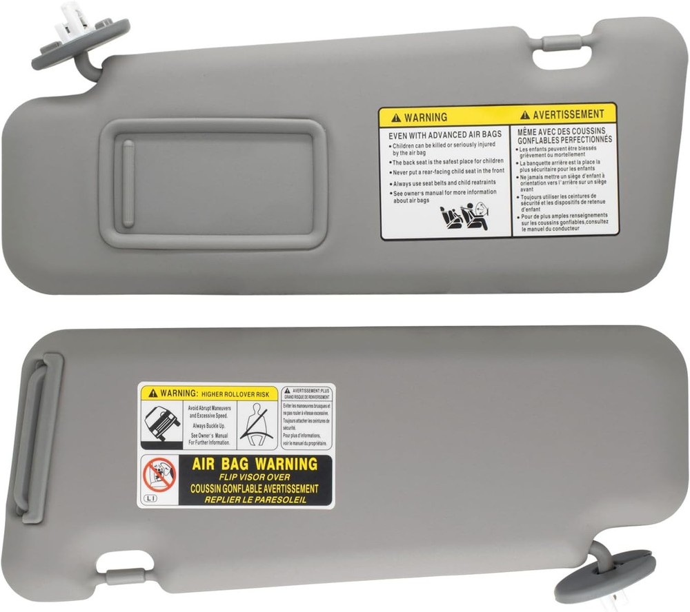 Driver Left Side Sun Visor Replacement Compatible with Toyota Highlander 2008 20